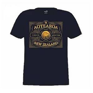 Mens Slate Blue Marle Tee Shirt Aotearoa NZ
